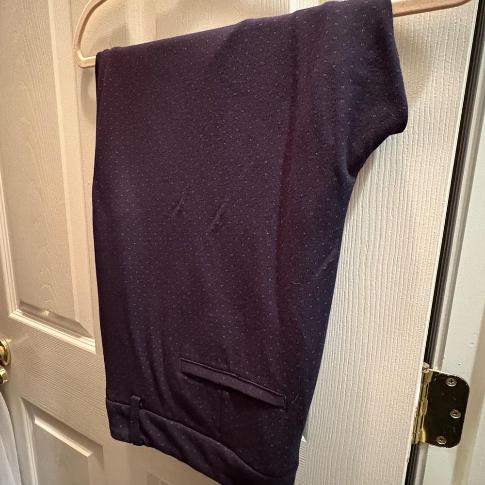 CAbi Navy Polka Dot Trousers